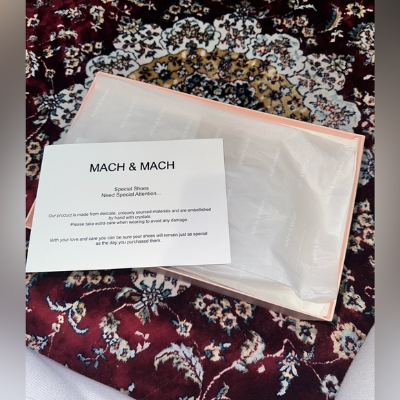 Mach & Mach Green Bow embellished heels EU 37.5 7.5 women - Picture 10 of 11